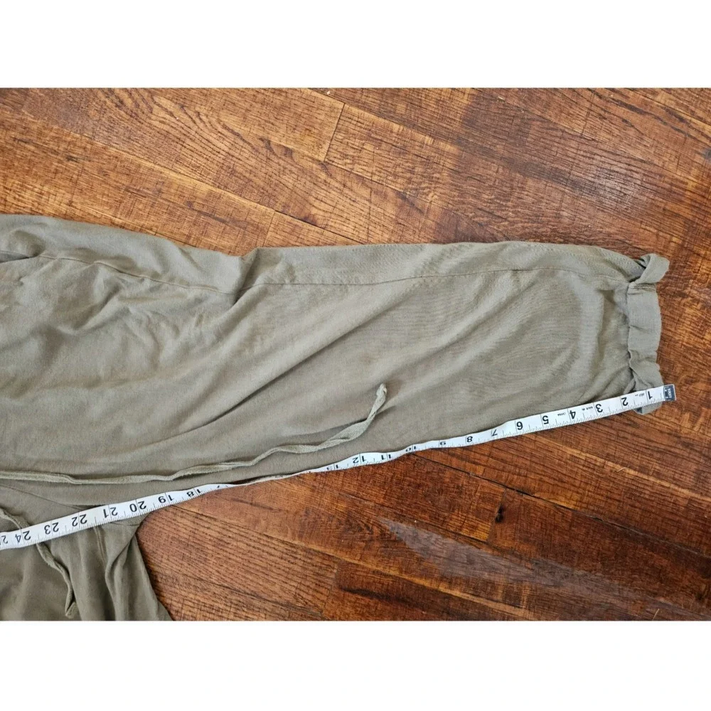 Michael Stars‎ Anthro Olive green Khaki Cotton Jumper Overall sz S